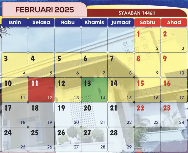 kalendar-islam-2025-februari